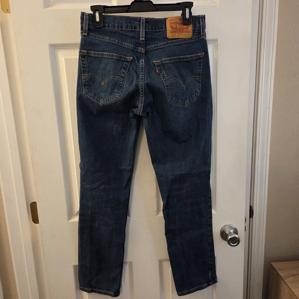Levi's 511 sz 30x30 (act ins 29) med wash jeans casual classic everyday‎ denim